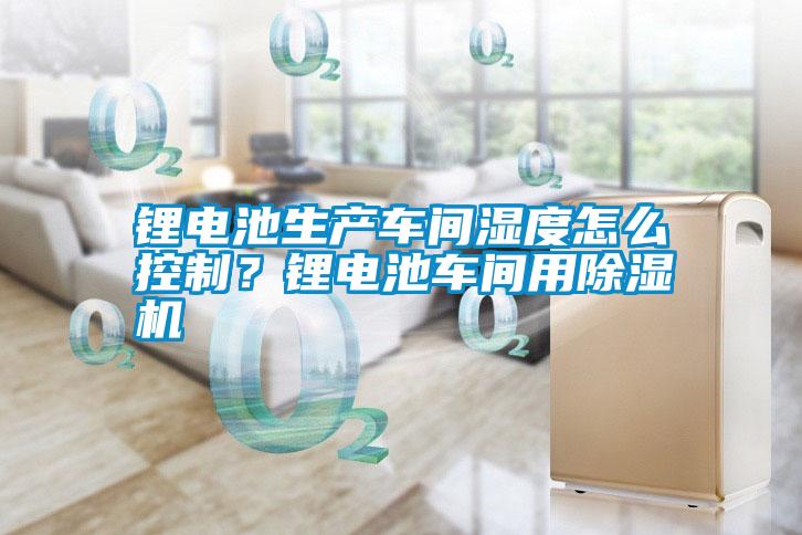 鋰電池生產車間濕度怎么控制？鋰電池車間用除濕機