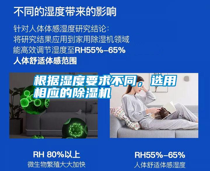 根據(jù)濕度要求不同，選用相應(yīng)的除濕機