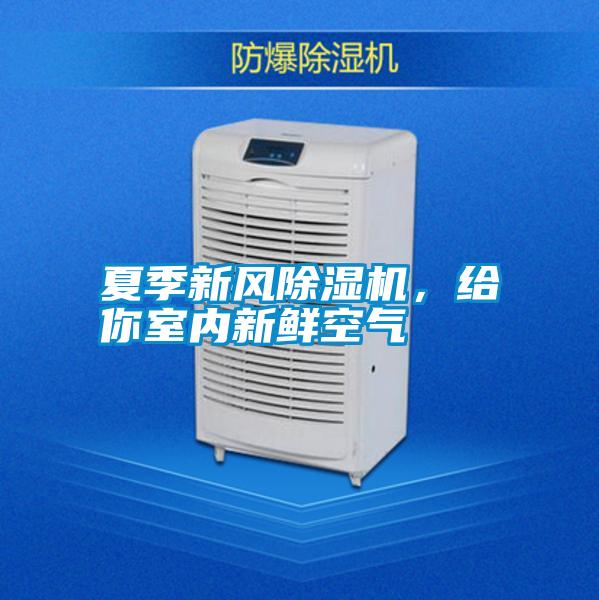 夏季新風(fēng)除濕機，給你室內(nèi)新鮮空氣