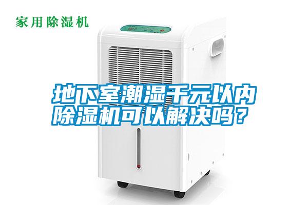 地下室潮濕千元以內除濕機可以解決嗎？