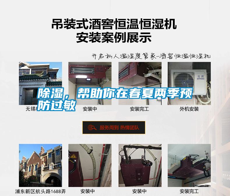 除濕，幫助你在春夏兩季預防過敏