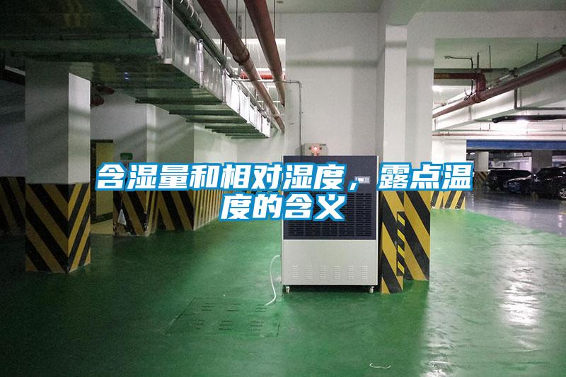 含濕量和相對(duì)濕度,露點(diǎn)溫度的含義