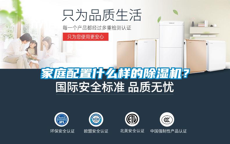家庭配置什么樣的除濕機？