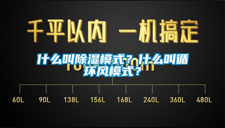 什么叫除濕模式?什么叫循環風模式?