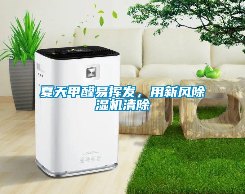 夏天甲醛易揮發(fā)，用新風除濕機清除