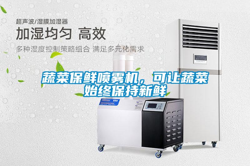 蔬菜保鮮噴霧機，可讓蔬菜始終保持新鮮