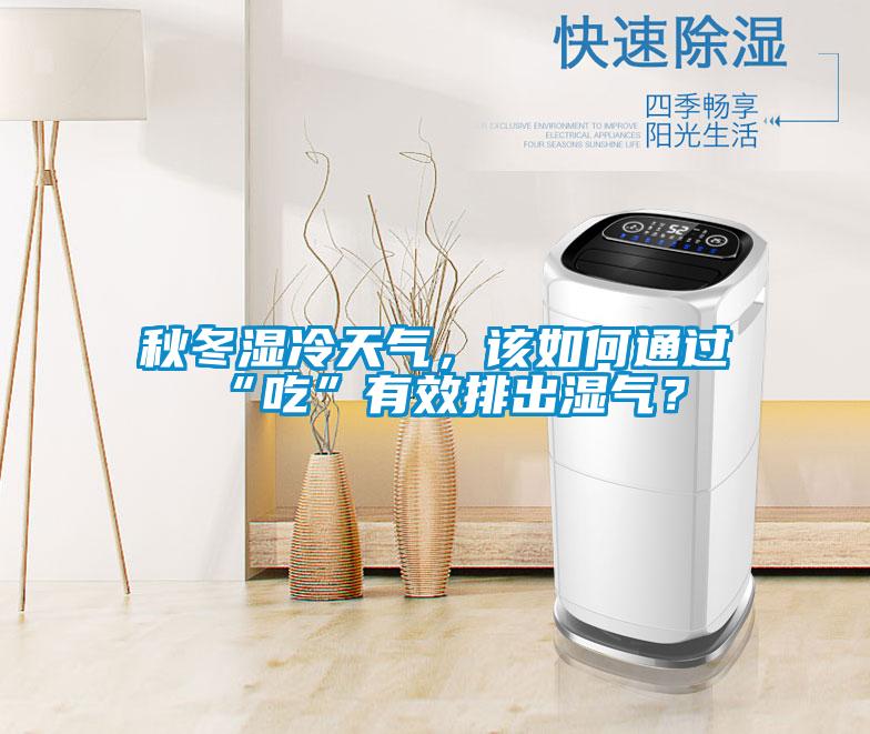 秋冬濕冷天氣，該如何通過“吃”有效排出濕氣？