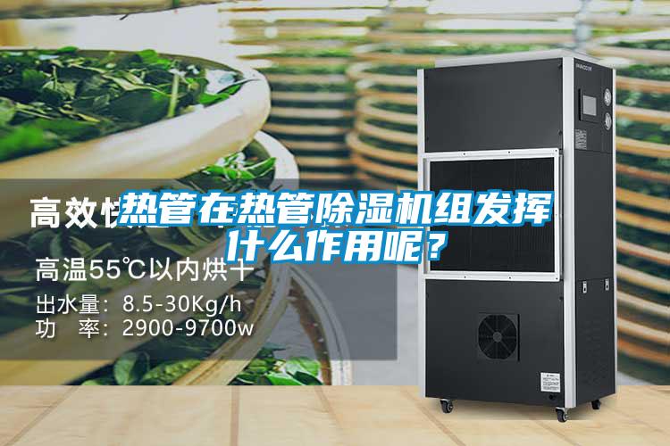 熱管在熱管除濕機組發揮什么作用呢？