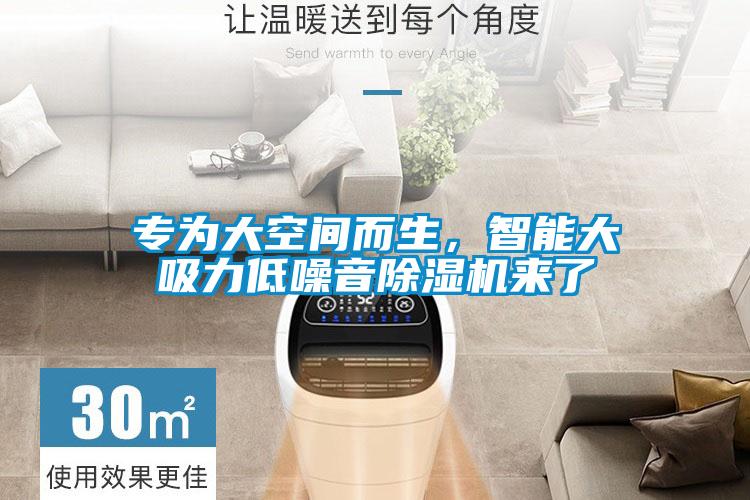 專為大空間而生,智能大吸力低噪音除濕機來了