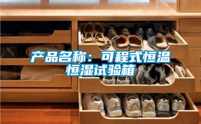 產品名稱:可程式恒溫恒濕試驗箱