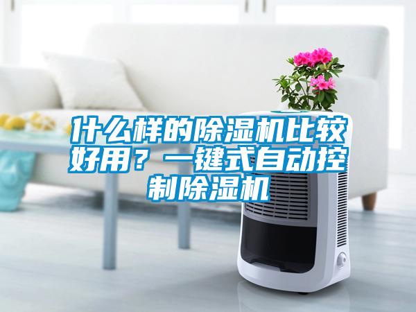 什么樣的除濕機比較好用？一鍵式自動控制除濕機