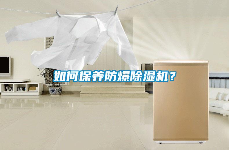如何保養(yǎng)防爆除濕機(jī)?