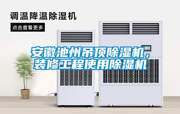 安徽池州吊頂除濕機,裝修工程使用除濕機