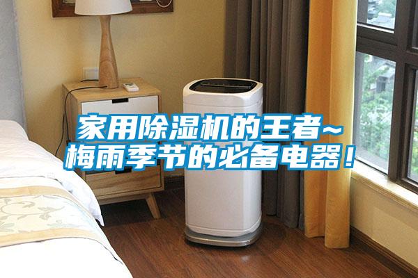 家用除濕機(jī)的王者~梅雨季節(jié)的必備電器！