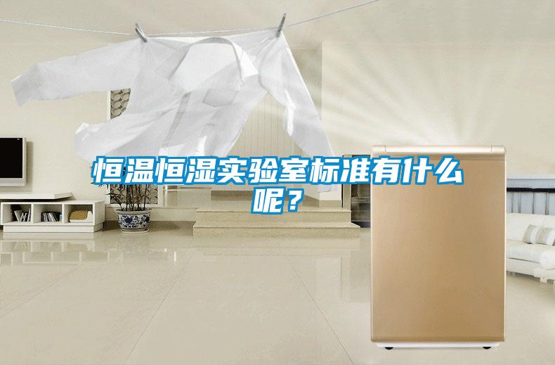 恒溫恒濕實驗室標(biāo)準(zhǔn)有什么呢？