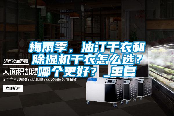 梅雨季，油汀干衣和除濕機(jī)干衣怎么選？哪個(gè)更好？_重復(fù)