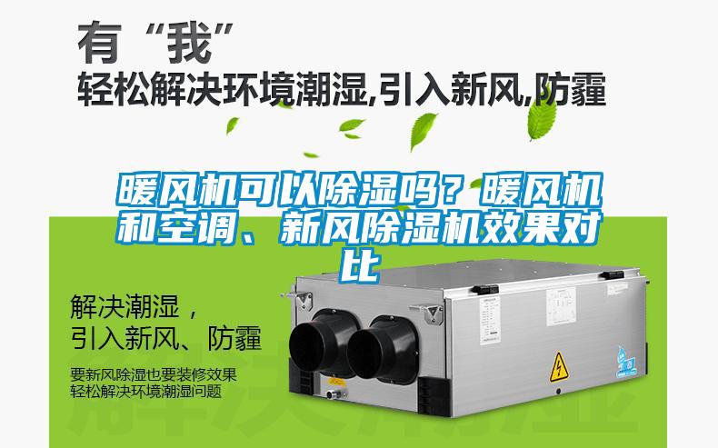 暖風(fēng)機可以除濕嗎？暖風(fēng)機和空調(diào)、新風(fēng)除濕機效果對比