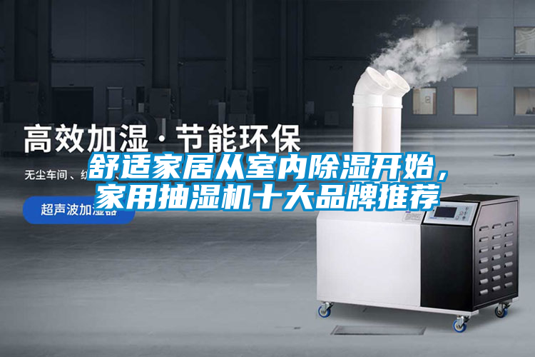 舒適家居從室內除濕開始，家用抽濕機十大品牌推薦