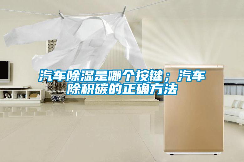 汽車(chē)除濕是哪個(gè)按鍵；汽車(chē)除積碳的正確方法