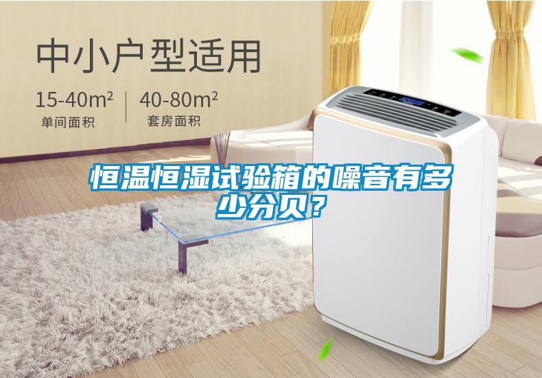 恒溫恒濕試驗(yàn)箱的噪音有多少分貝？