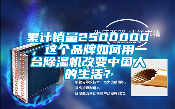 累計(jì)銷量2500000，這個(gè)品牌如何用一臺(tái)除濕機(jī)改變中國(guó)人的生活？