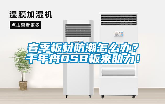 春季板材防潮怎么辦?千年舟OSB板來助力!