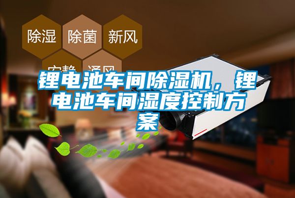 鋰電池車間除濕機，鋰電池車間濕度控制方案