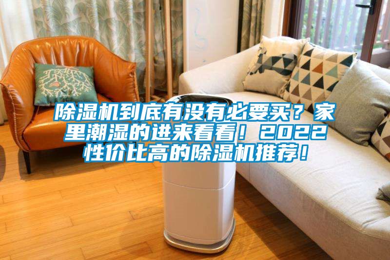 除濕機到底有沒有必要買？家里潮濕的進來看看！2022性價比高的除濕機推薦！