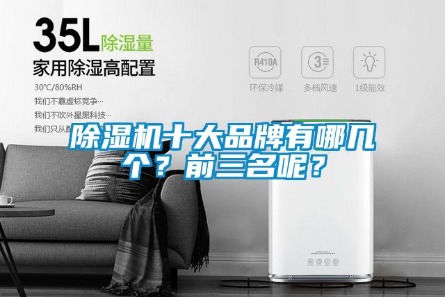 除濕機(jī)十大品牌有哪幾個(gè)？前三名呢？