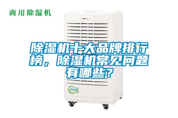 除濕機(jī)十大品牌排行榜，除濕機(jī)常見(jiàn)問(wèn)題有哪些？