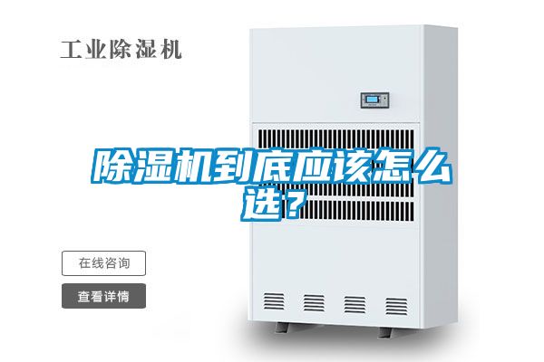 除濕機到底應該怎么選？