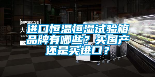 進(jìn)口恒溫恒濕試驗箱品牌有哪些？買國產(chǎn)還是買進(jìn)口？